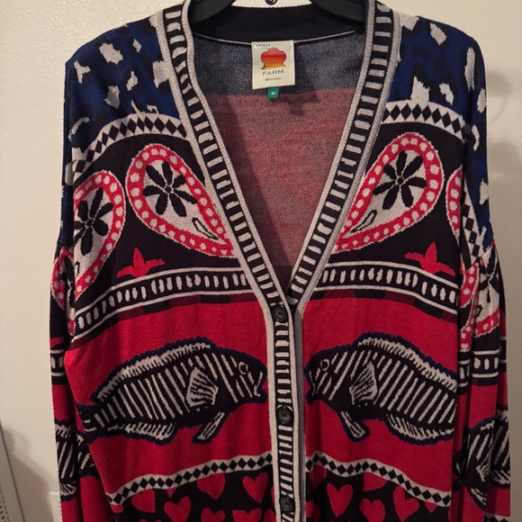 FARM Rio Multicolor Patterned Cardigan - Picture 6 of 13